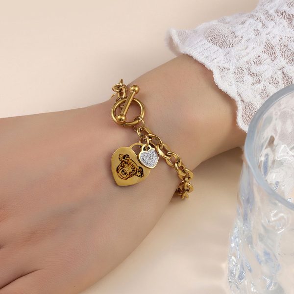 Custom Engraved Pet Portrait Bracelet - Image 13